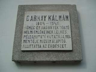 Sümeg, Panteonfal: Darnay Kálmán.jpg Sümeg, Panteonfal: Darnay Kálmán.jpg